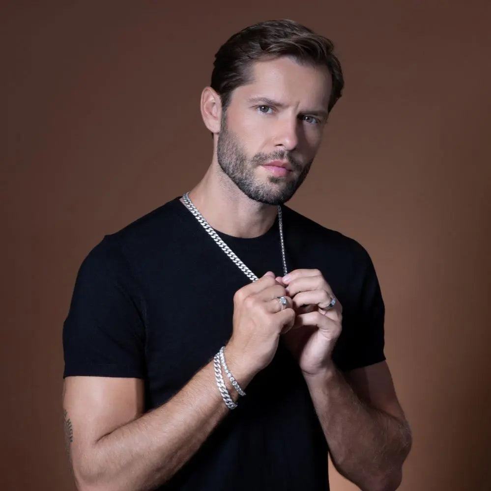 Men's 12mm Super Cuban Link Bracelet Anna Zuckerman