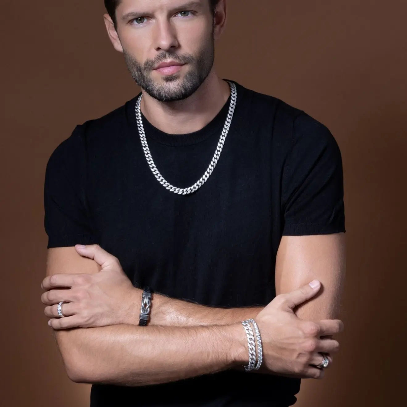 Men's 12mm Super Cuban Link Bracelet Anna Zuckerman