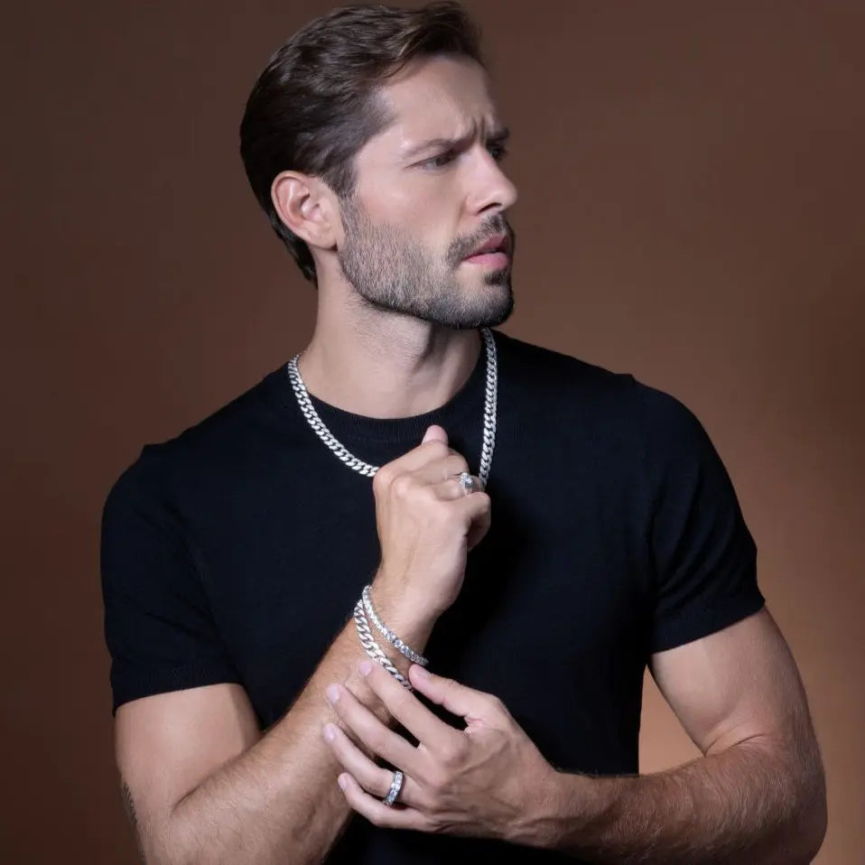 Men's 12mm Super Cuban Necklace Anna Zuckerman