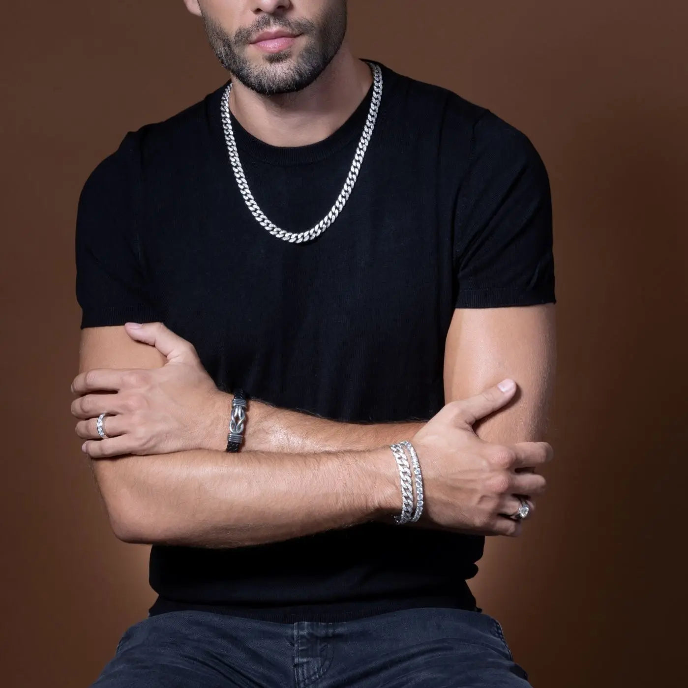 Men's Havana 9mm Cuban Bracelet Anna Zuckerman