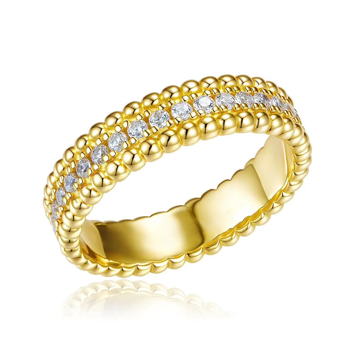 Mini Pebble Band in Gold Anna Zuckerman