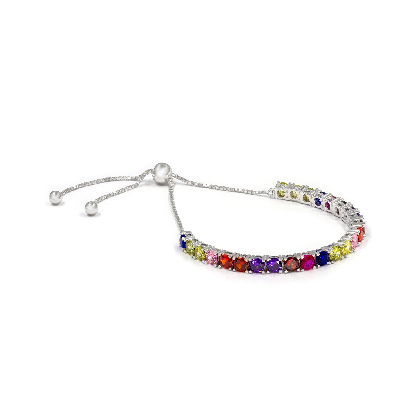 Sapphire Spectrum Bolo Bracelet
