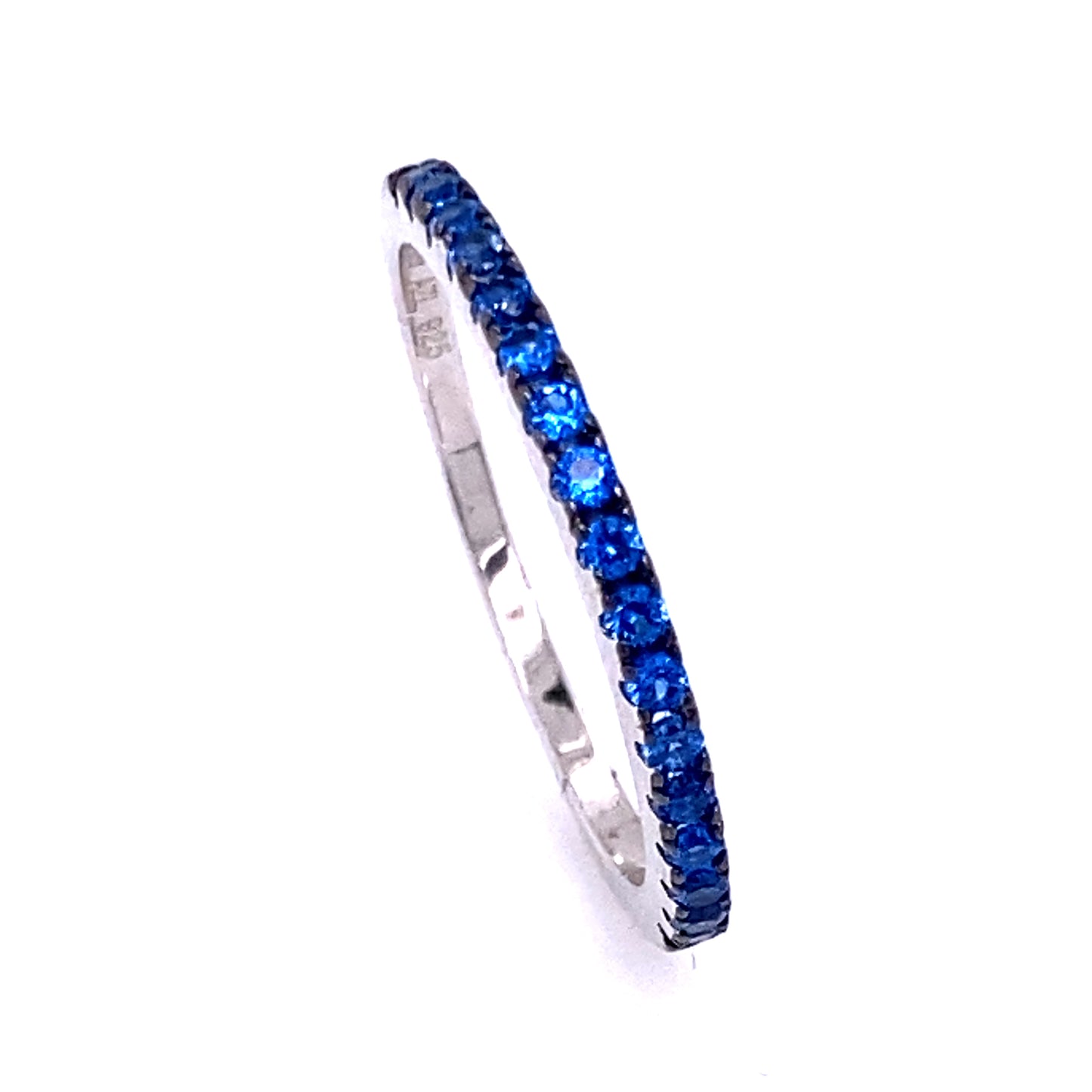 Multi Sapphire Skinny Ring - Anna Zuckerman Rings