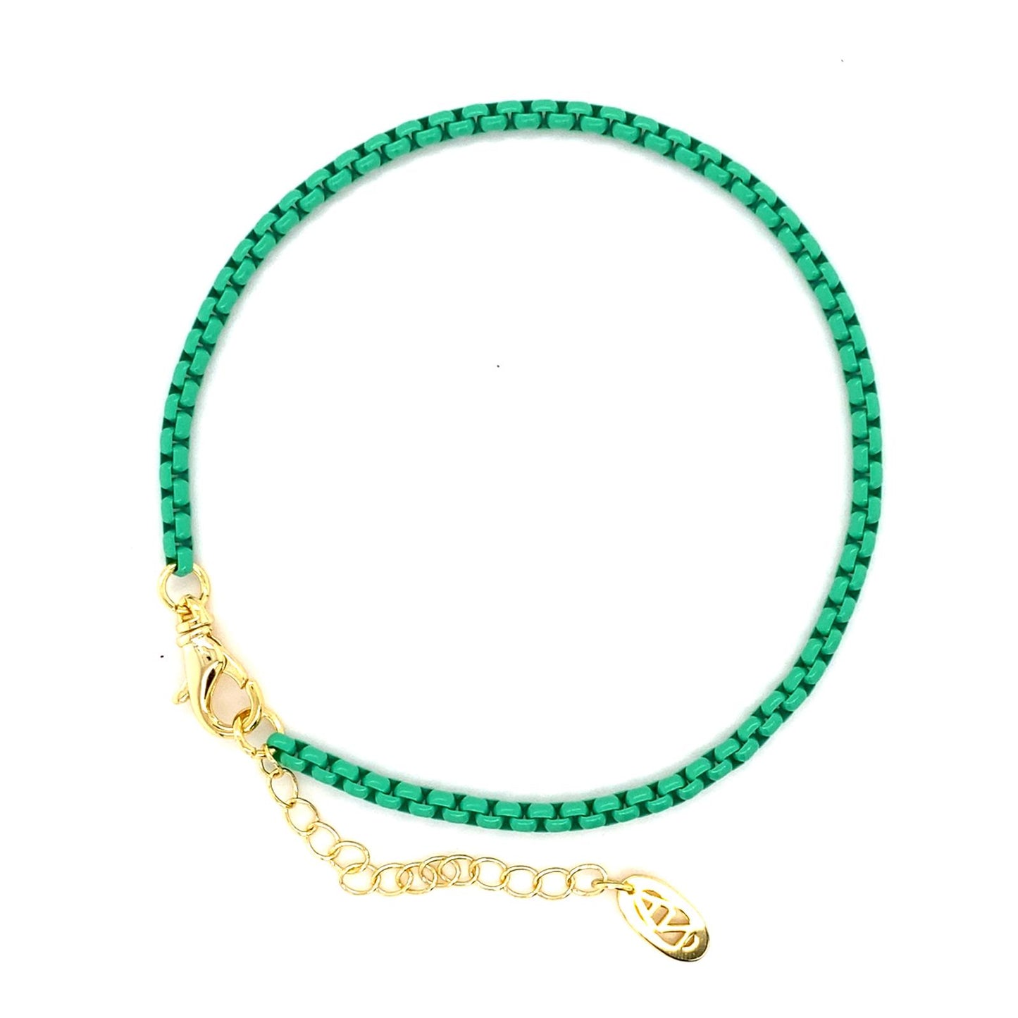 Enamel Link Chain Bracelet