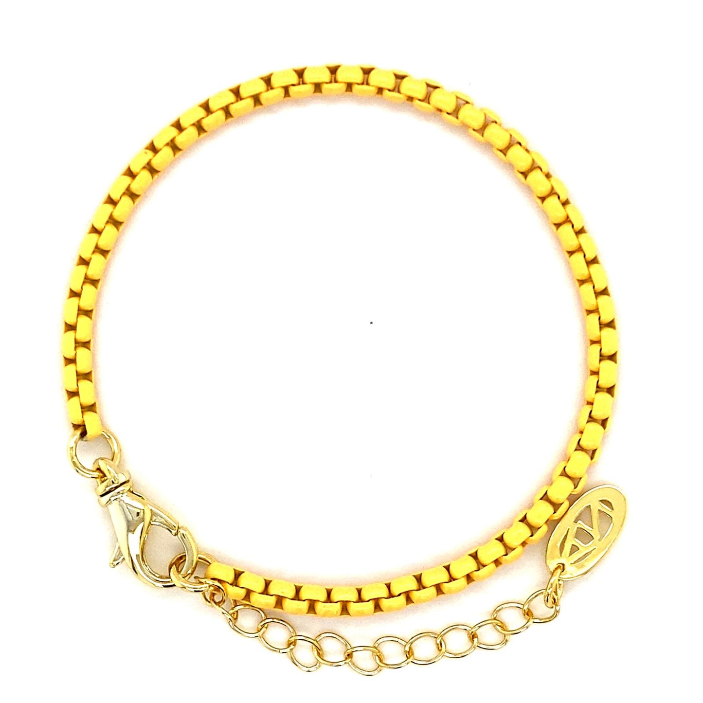 Enamel Link Chain Bracelet