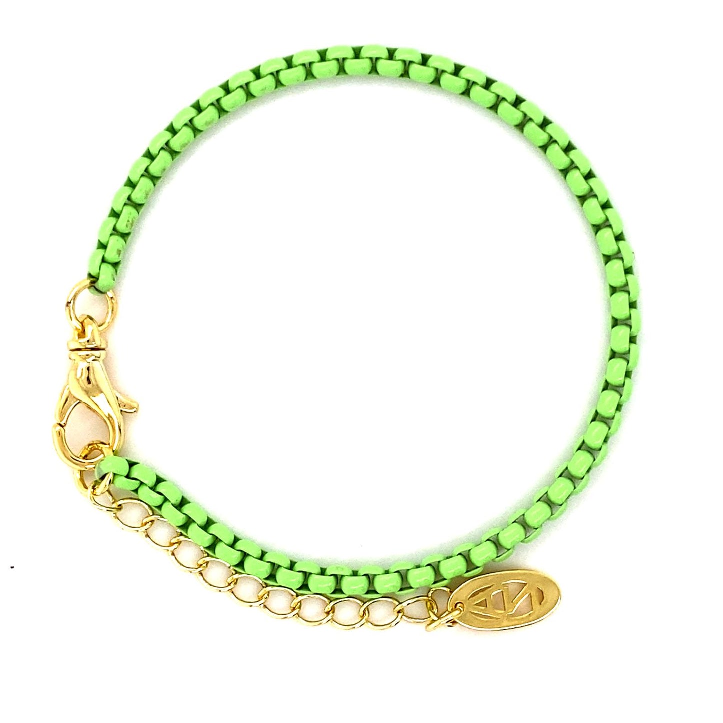 Enamel Link Chain Bracelet