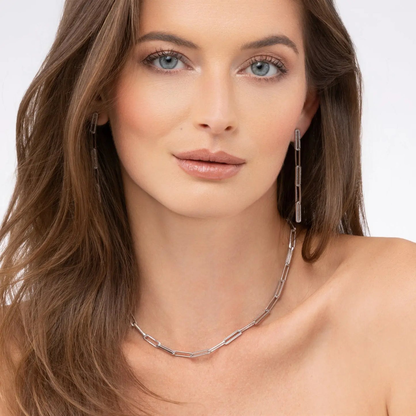 Paloma Paper Clip 5 Link Earrings - Anna Zuckerman