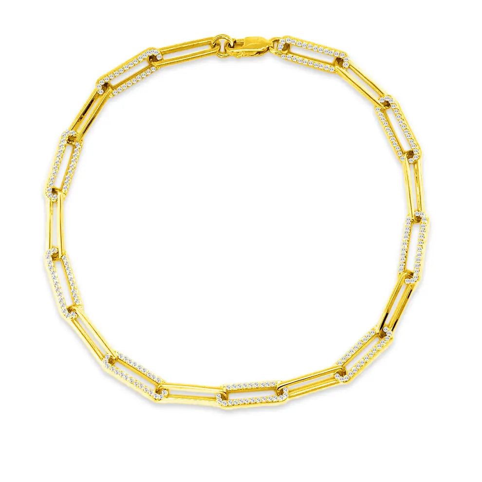 Paloma Paper Clip Bracelet Anna Zuckerman Retail