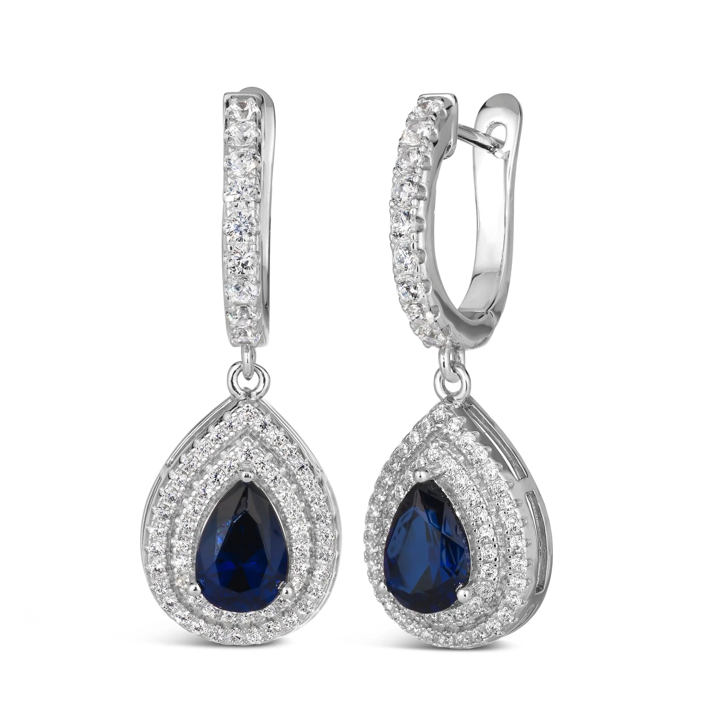 Park Ave Blue Sapphire Earrings Anna Zuckerman Retail