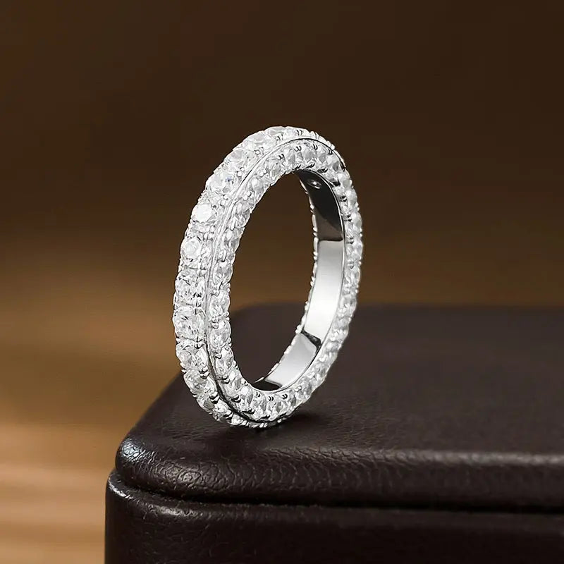 Pave Eternity Ring Anna Zuckerman