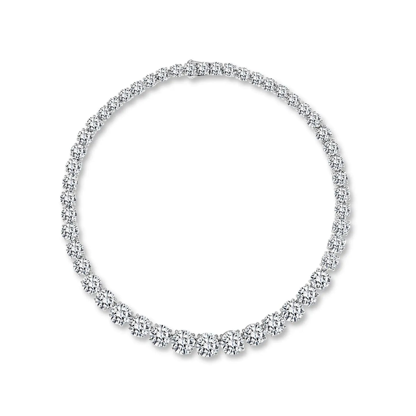 Perfect Riviera Diamond Crystalline Necklace - Anna Zuckerman