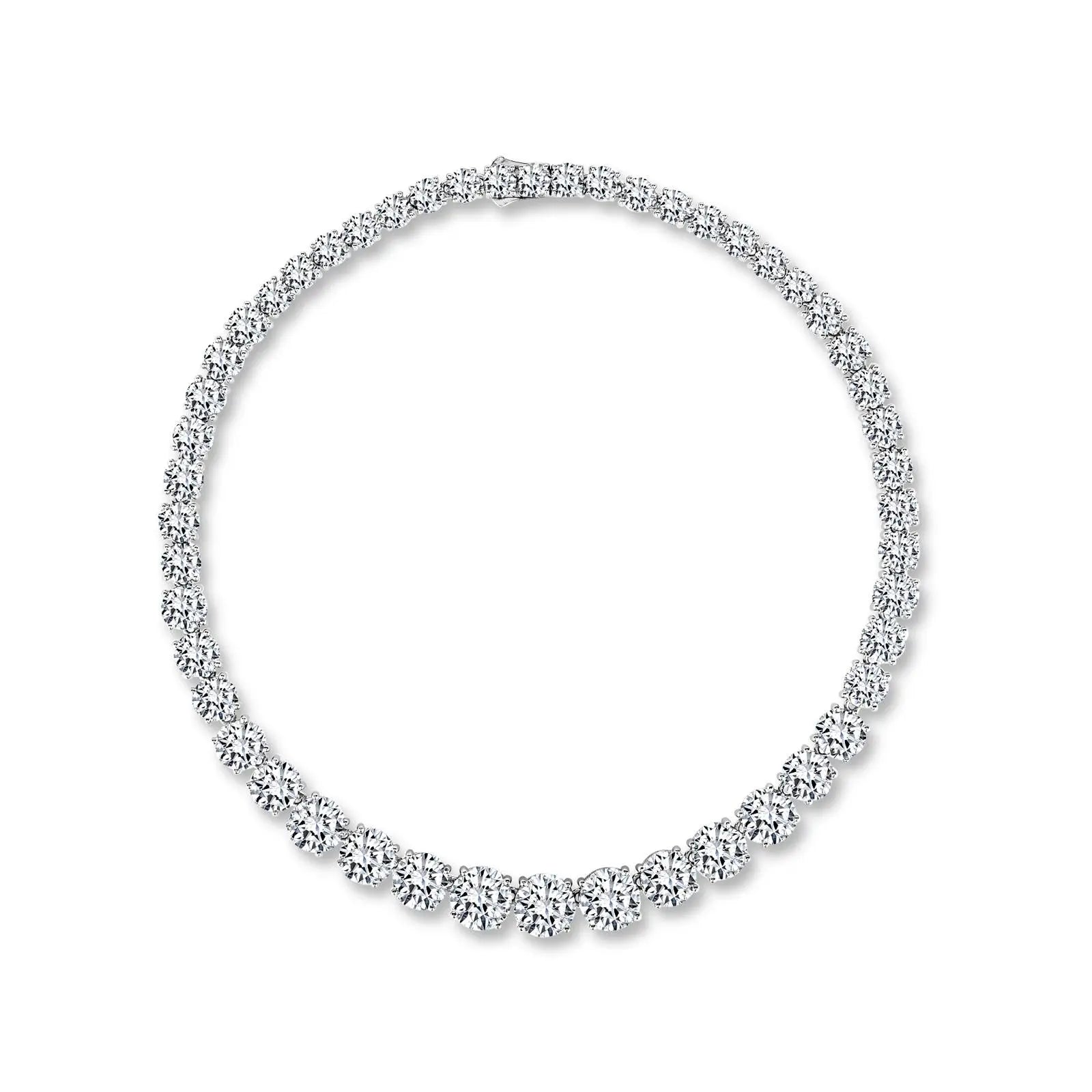 Perfect Riviera Diamond Crystalline Necklace - Anna Zuckerman