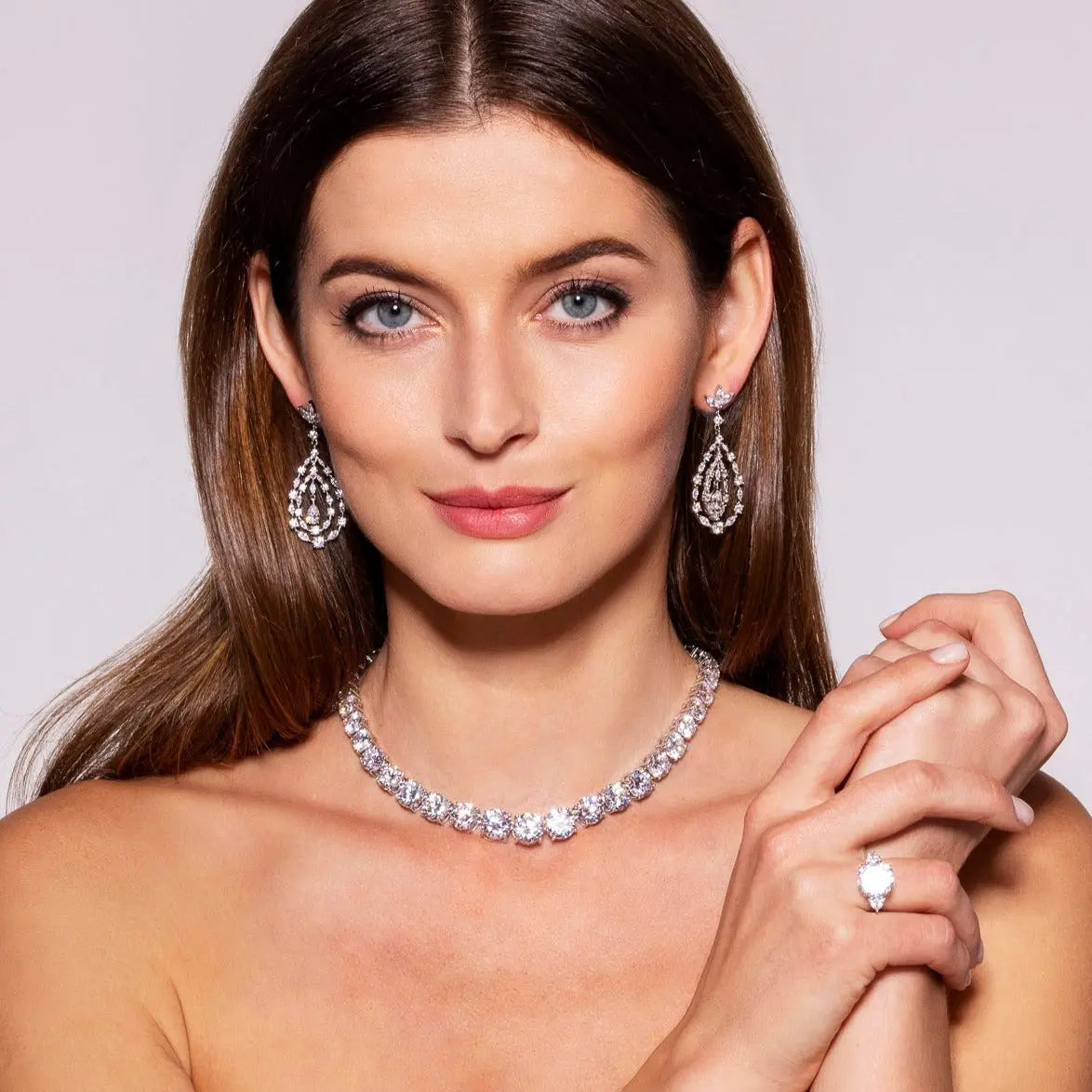 Perfect Riviera Diamond Crystalline Necklace - Anna Zuckerman