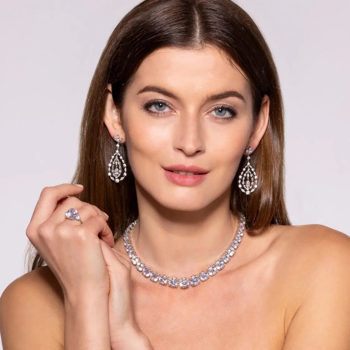 Perfect Riviera Diamond Crystalline Necklace - Anna Zuckerman