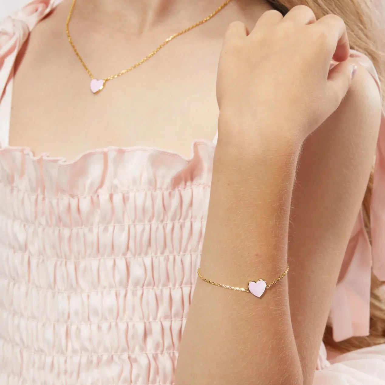 Petit Love Bracelet in Pink Anna Zuckerman
