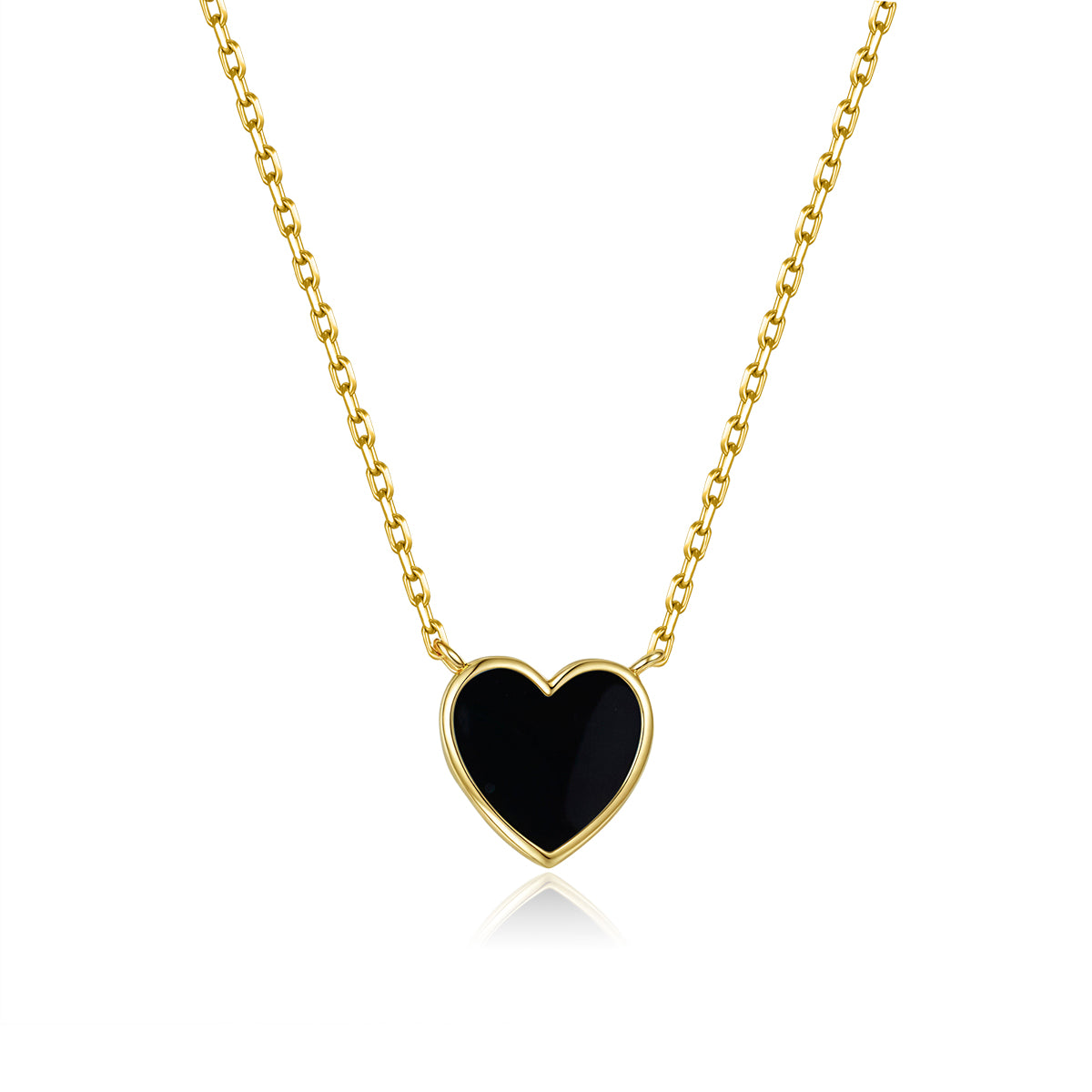 Petit Love Necklace in Black