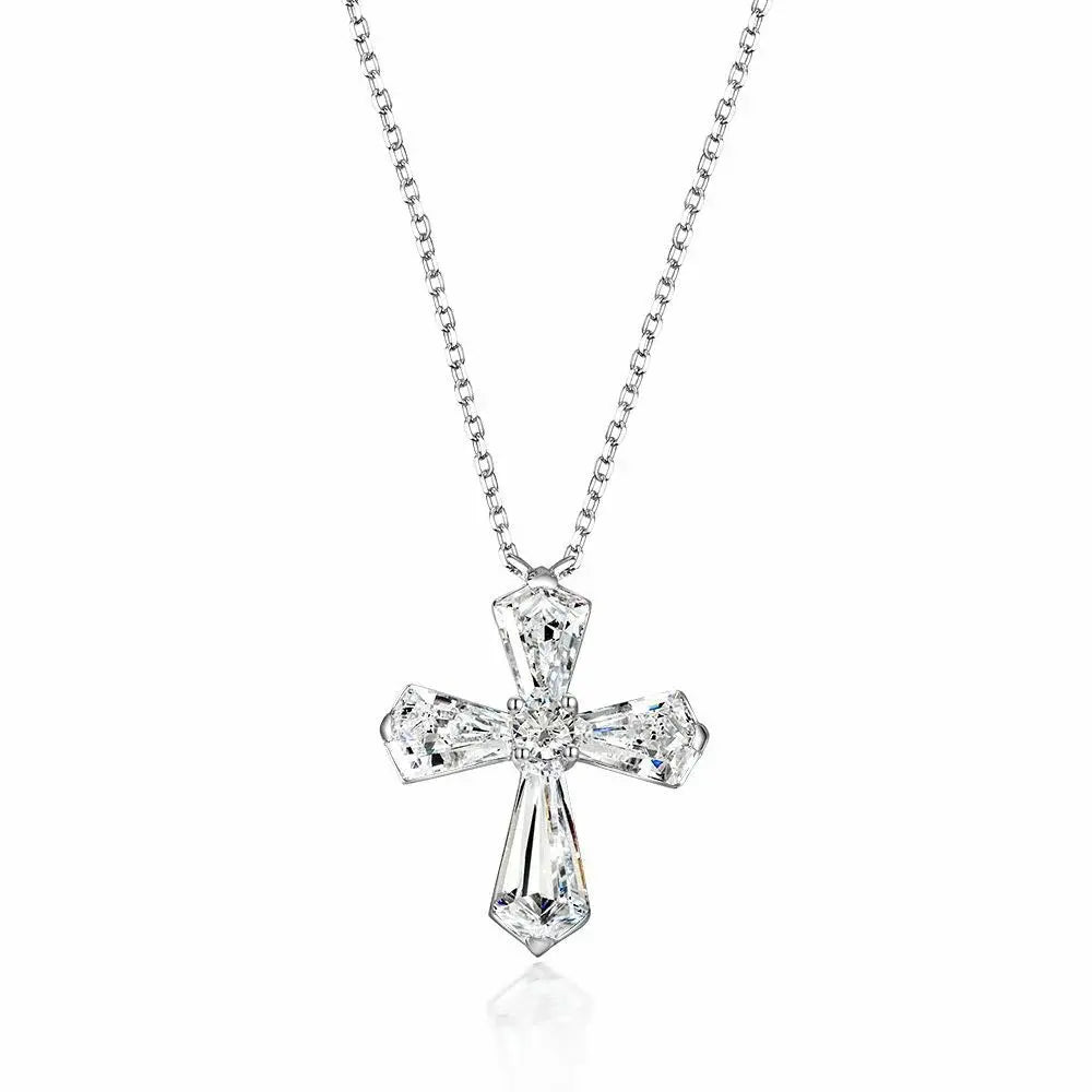 Rebecca Cross Necklace - Anna Zuckerman