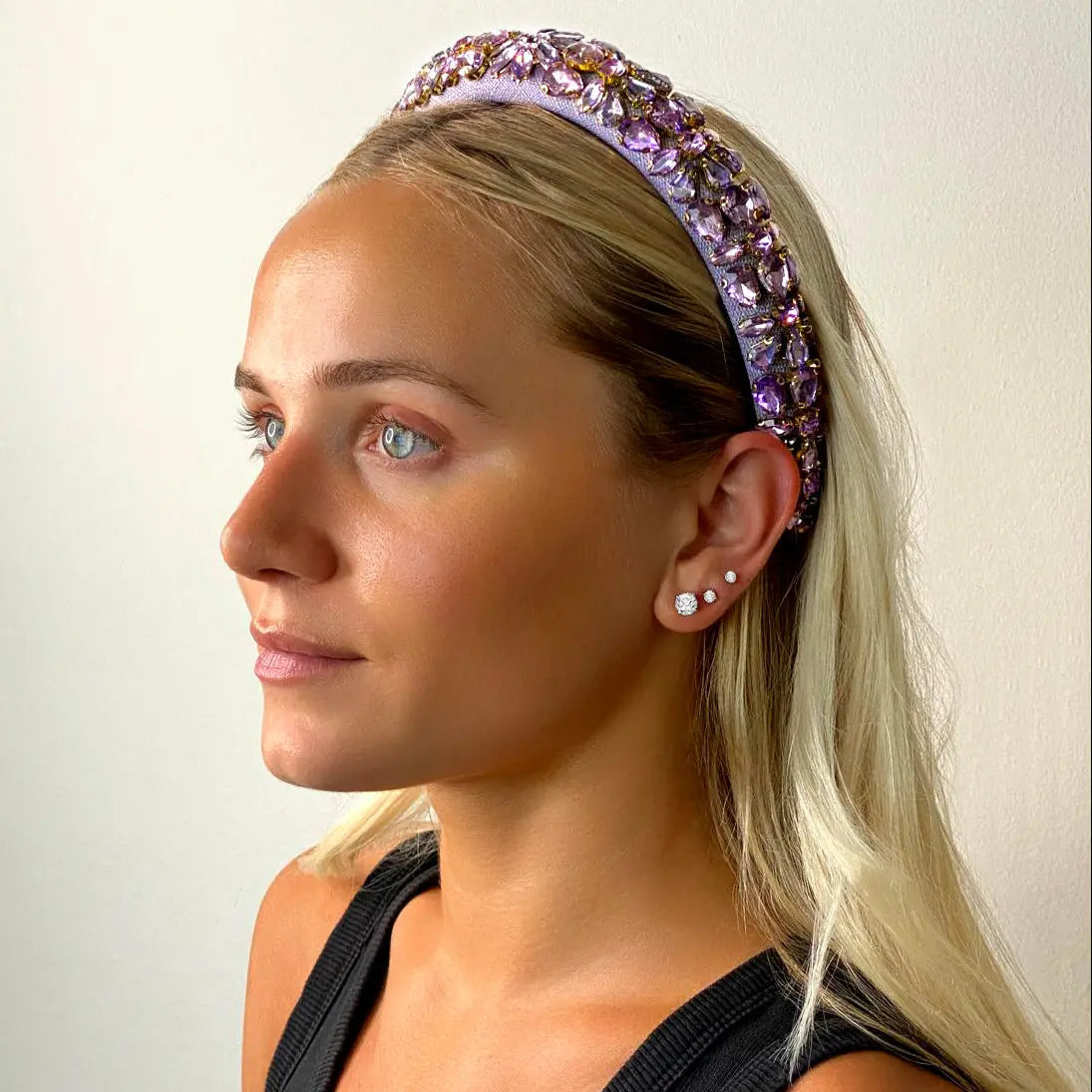 Rhinestone Puff Head Crown Anna Zuckerman
