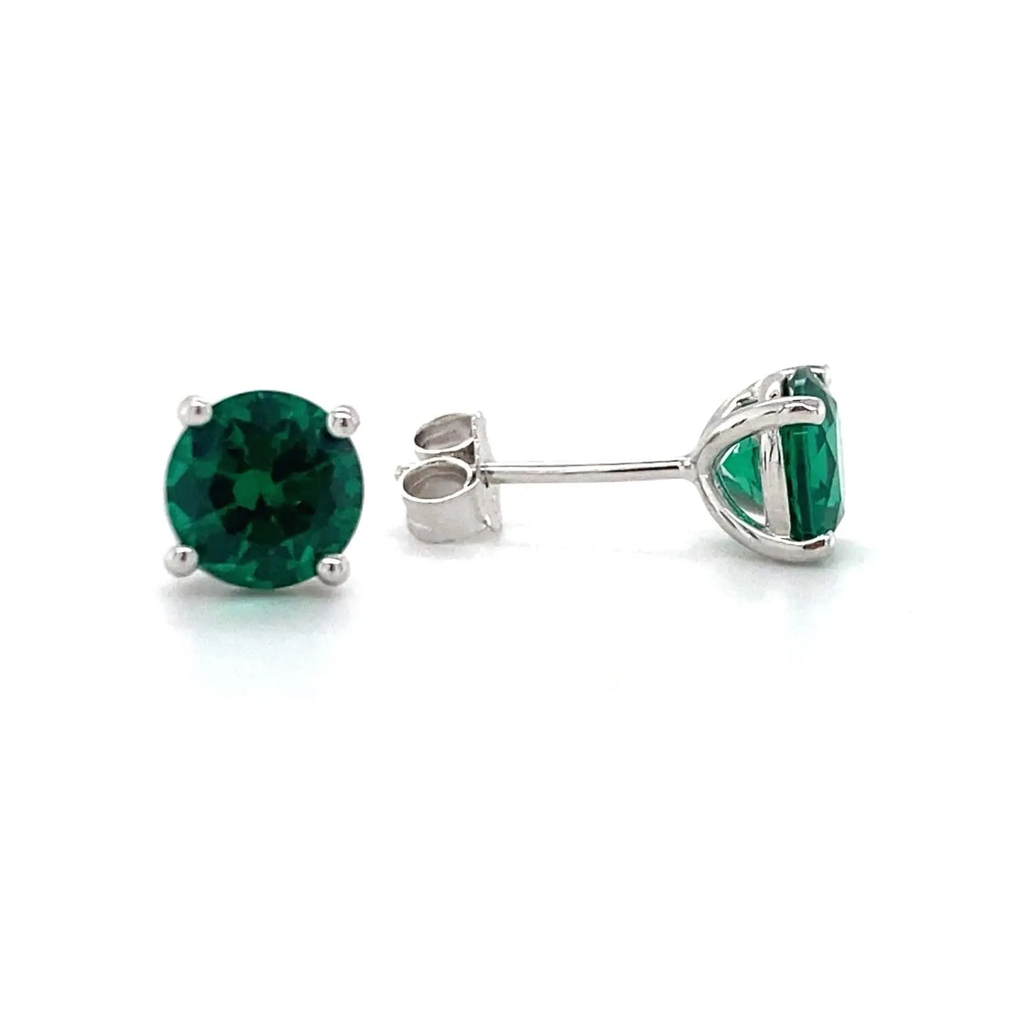 Rock Star 2 Carat Diamond Crystalline Studs in Multi Color Gem - Anna Zuckerman