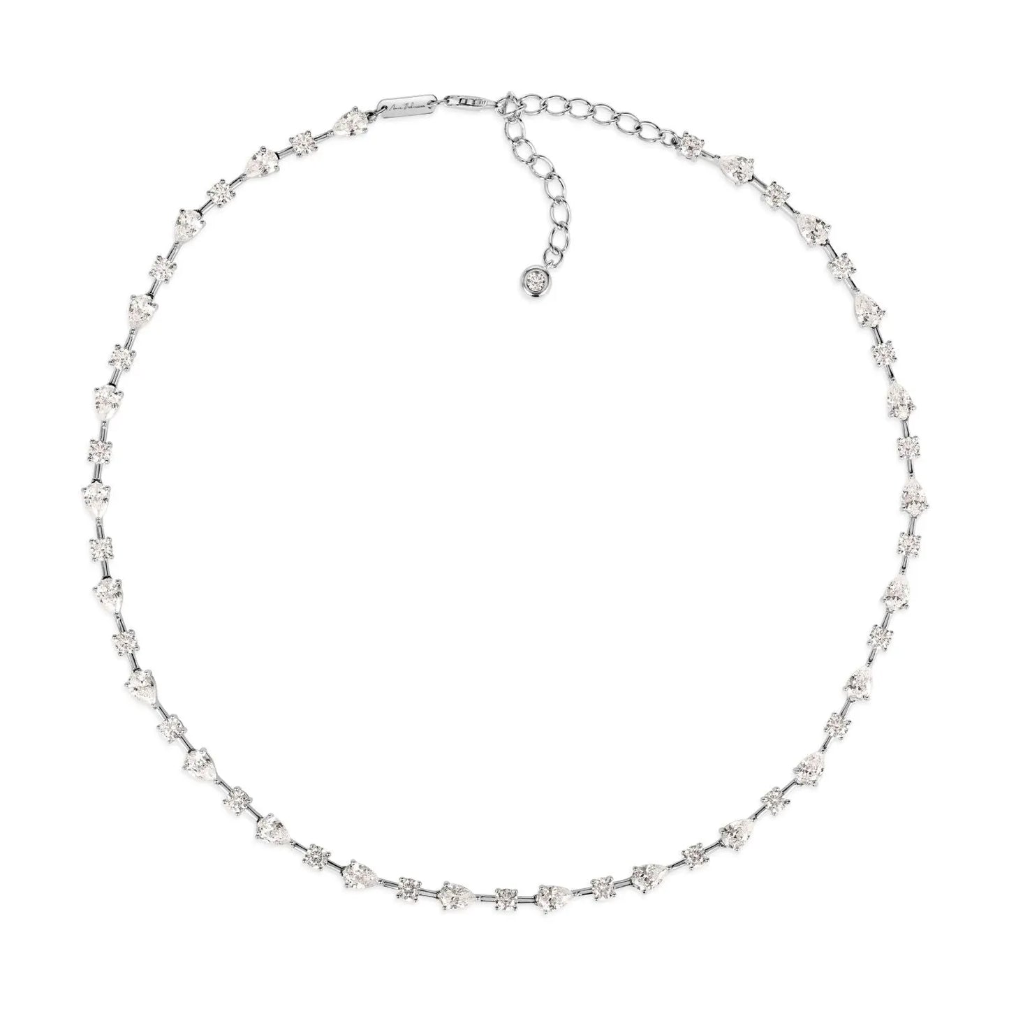 Sabrina 9.80tcw Diamond Crystalline Choker Necklace Anna Zuckerman Retail