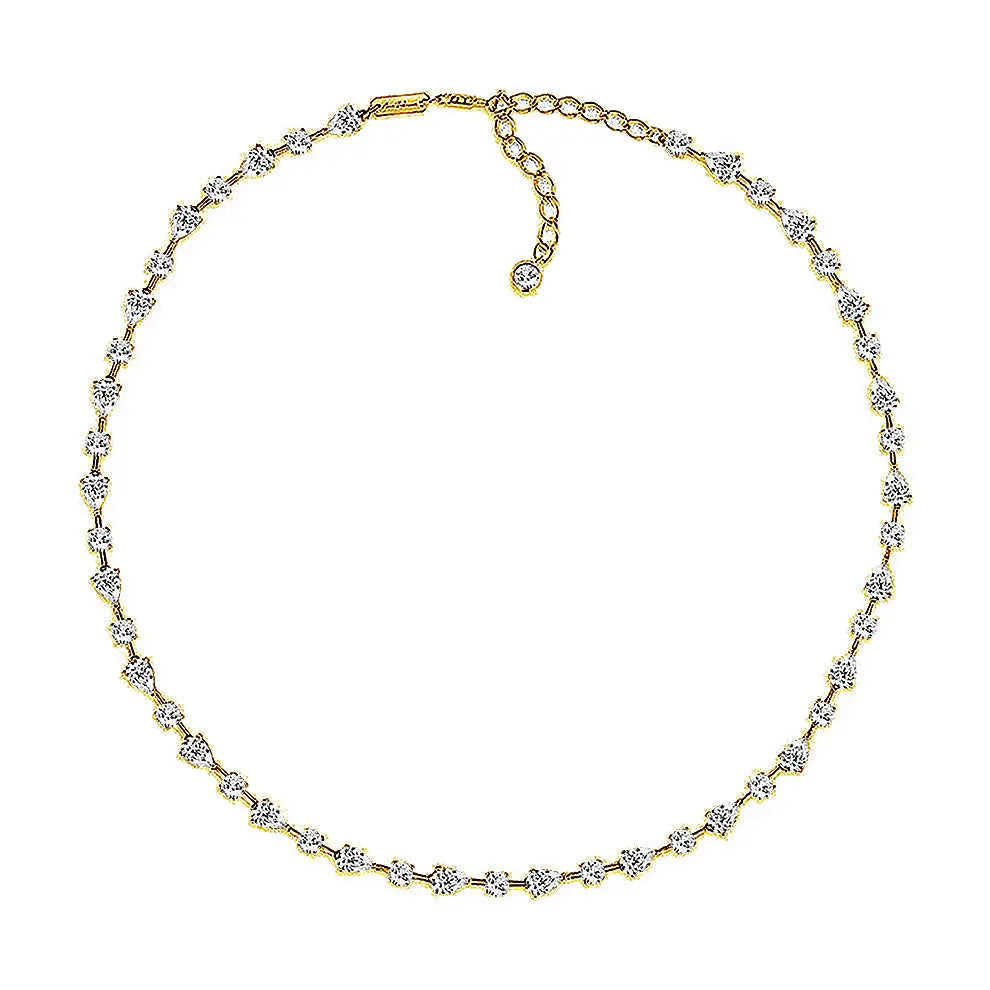 Sabrina 9.80tcw Diamond Crystalline Choker Necklace Anna Zuckerman Retail