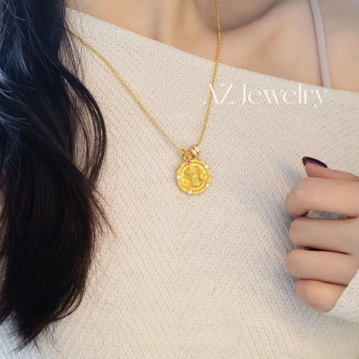 Samsara D'Or Necklace Anna Zuckerman