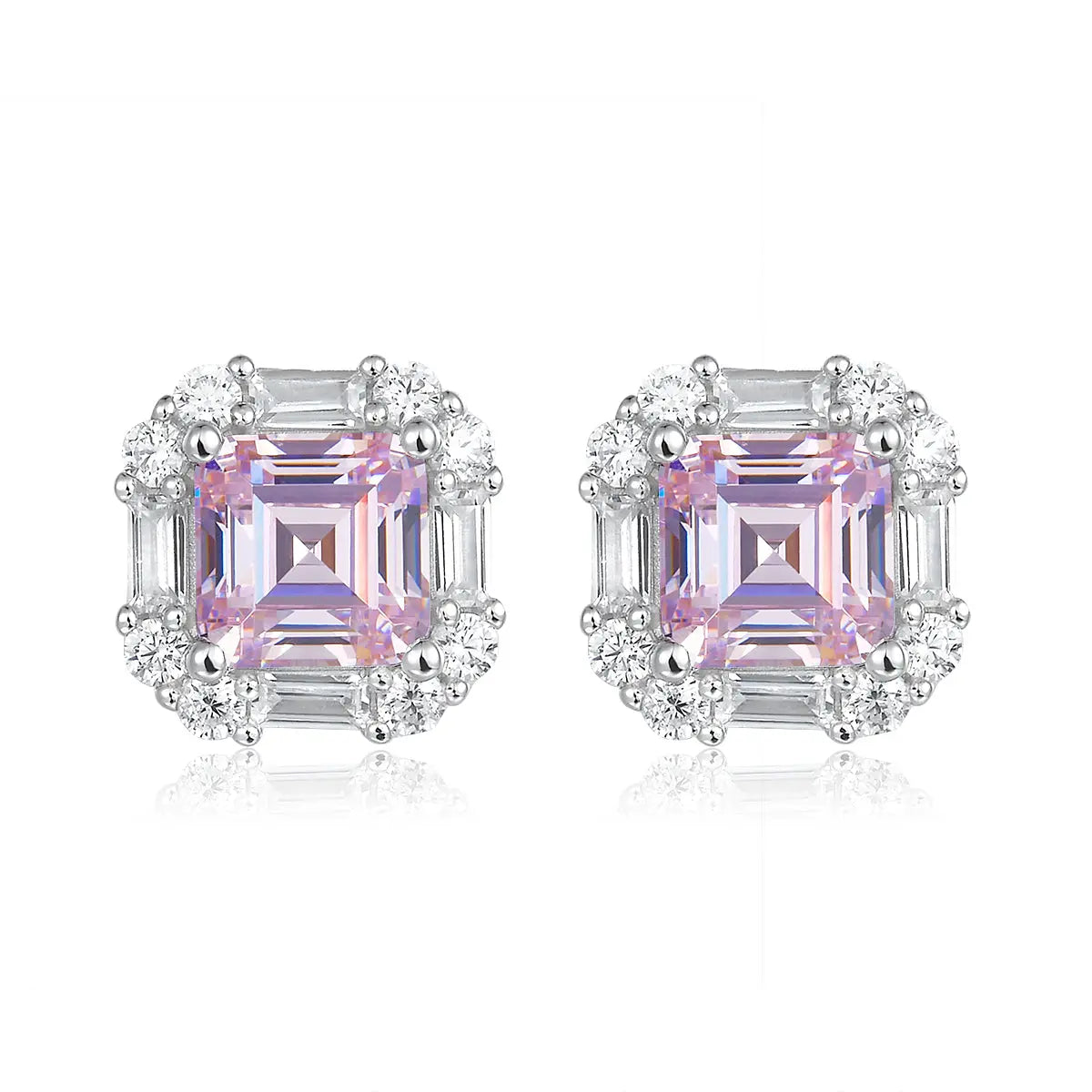 Solesta Earrings in Argyle Pink Anna Zuckerman