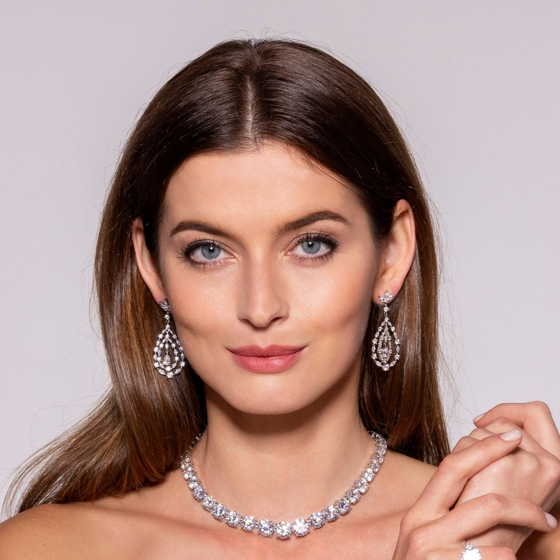 Retro Glamour Chandelier Earrings