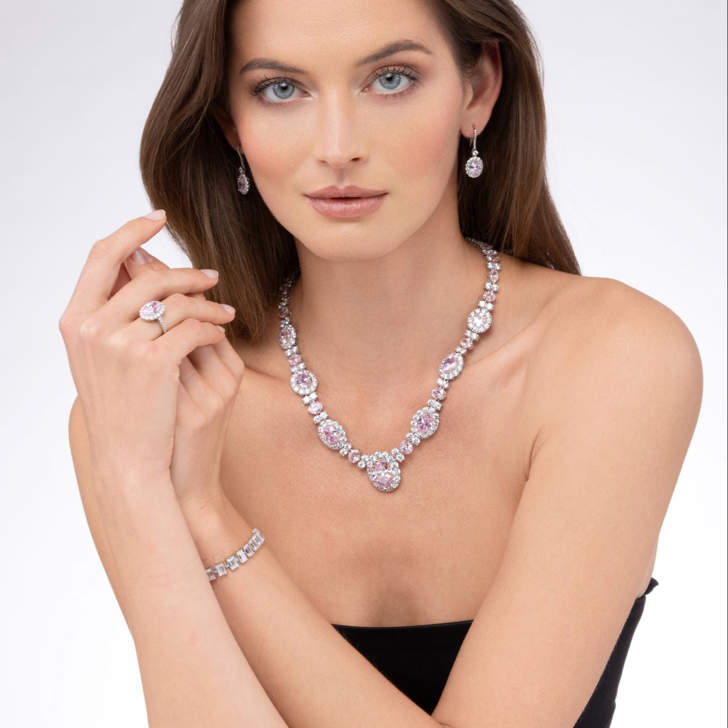 Kennedy Crystalline Ring in Aquamarine