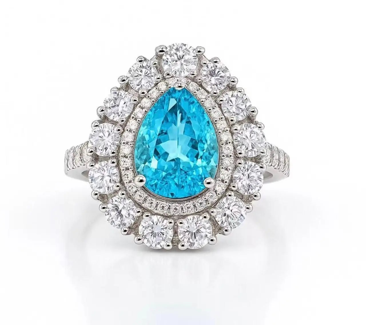 Sunny Isles 7 Carat Ring in Aquamarine Anna Zuckerman