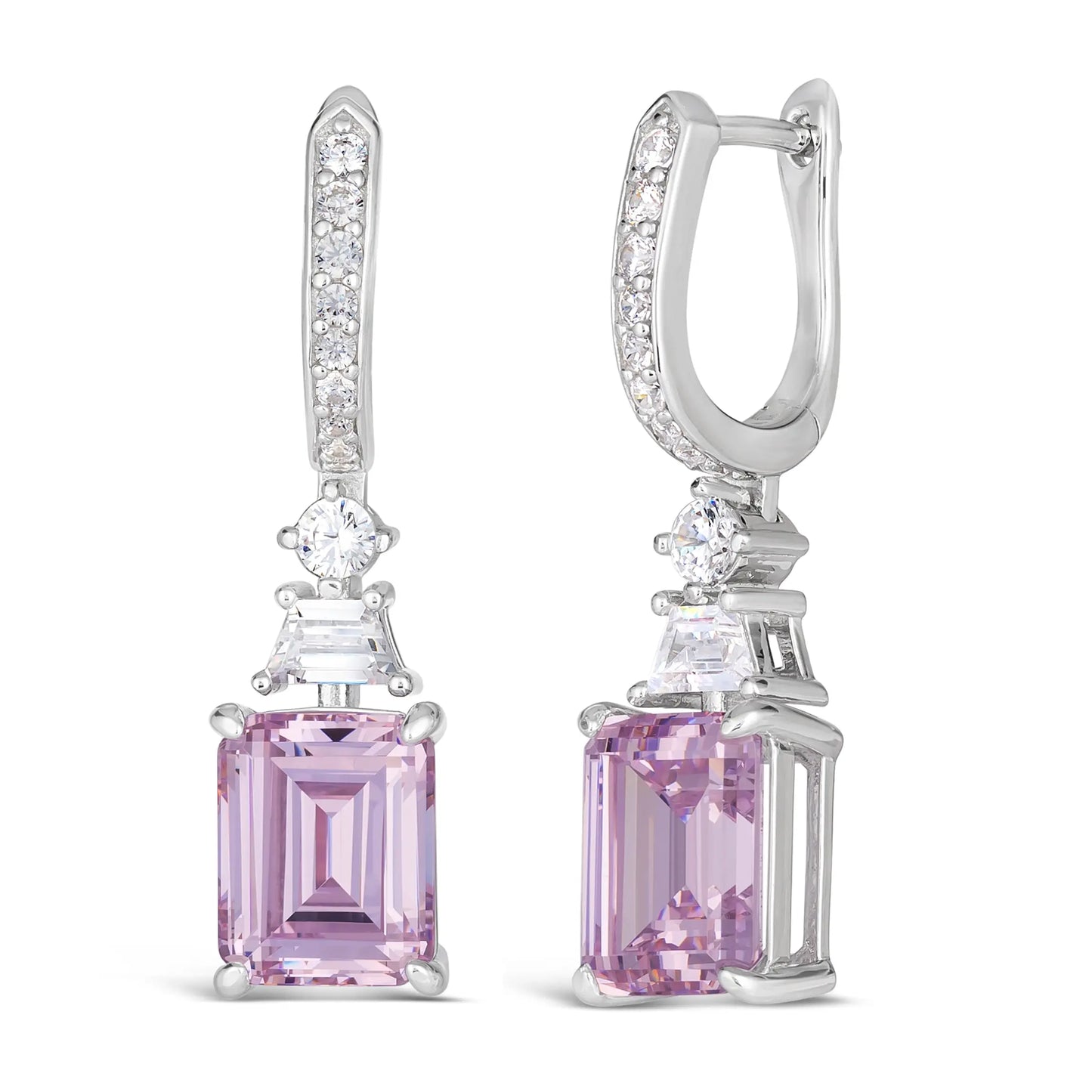 Tatyana Multi Gem Earrings Argyle Pink Anna Zuckerman