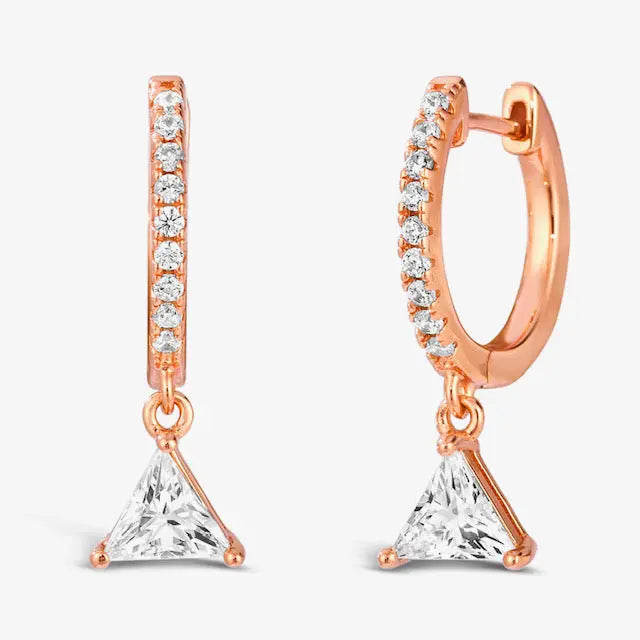 Triangle Skinny Huggies - Anna Zuckerman Earrings