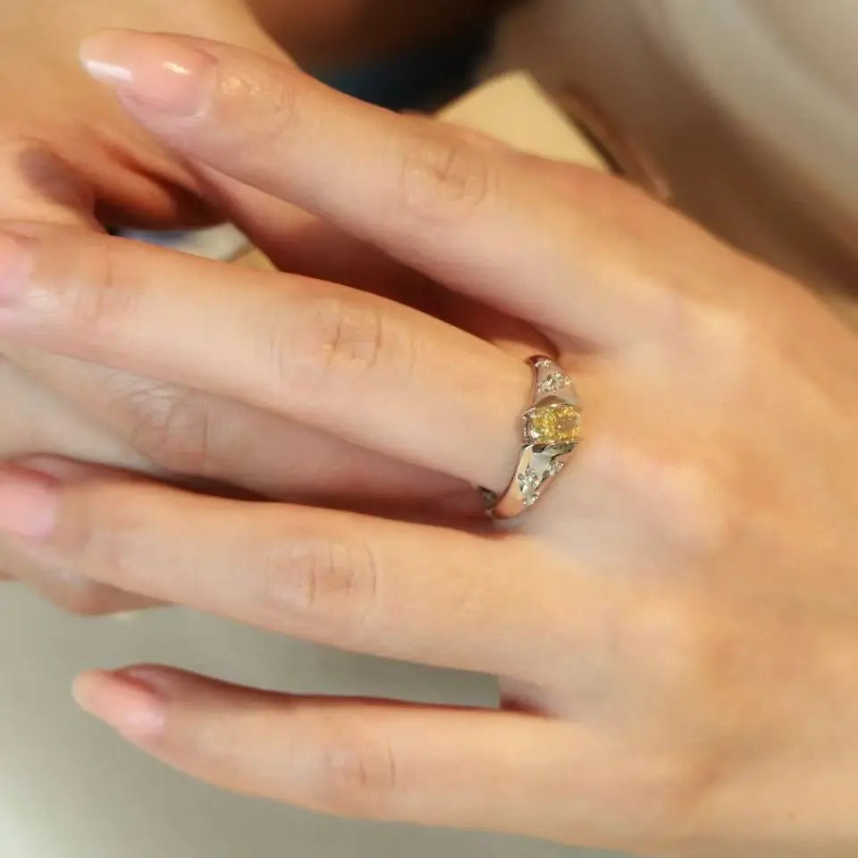 Citrine Sun Ring Anna Zuckerman