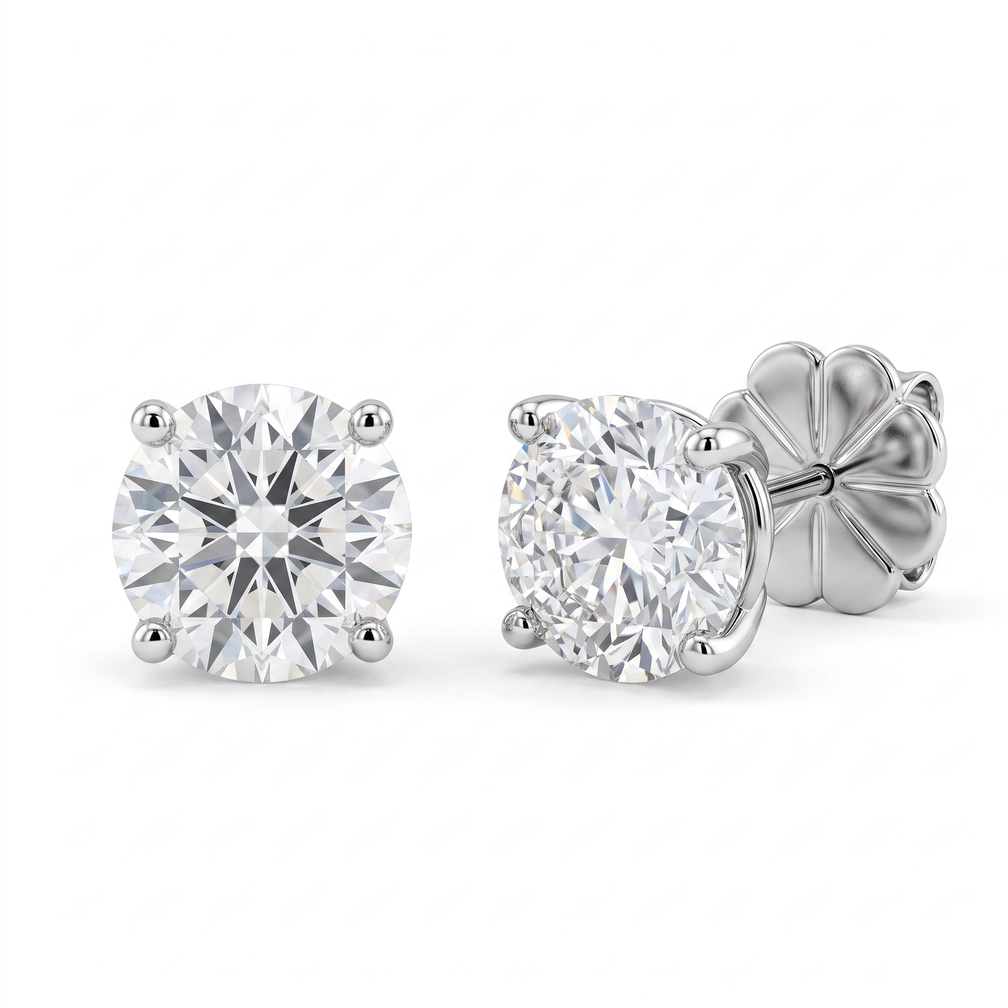 Bethenny Frankel 4 Carat Stud Earrings | Anna Zuckerman