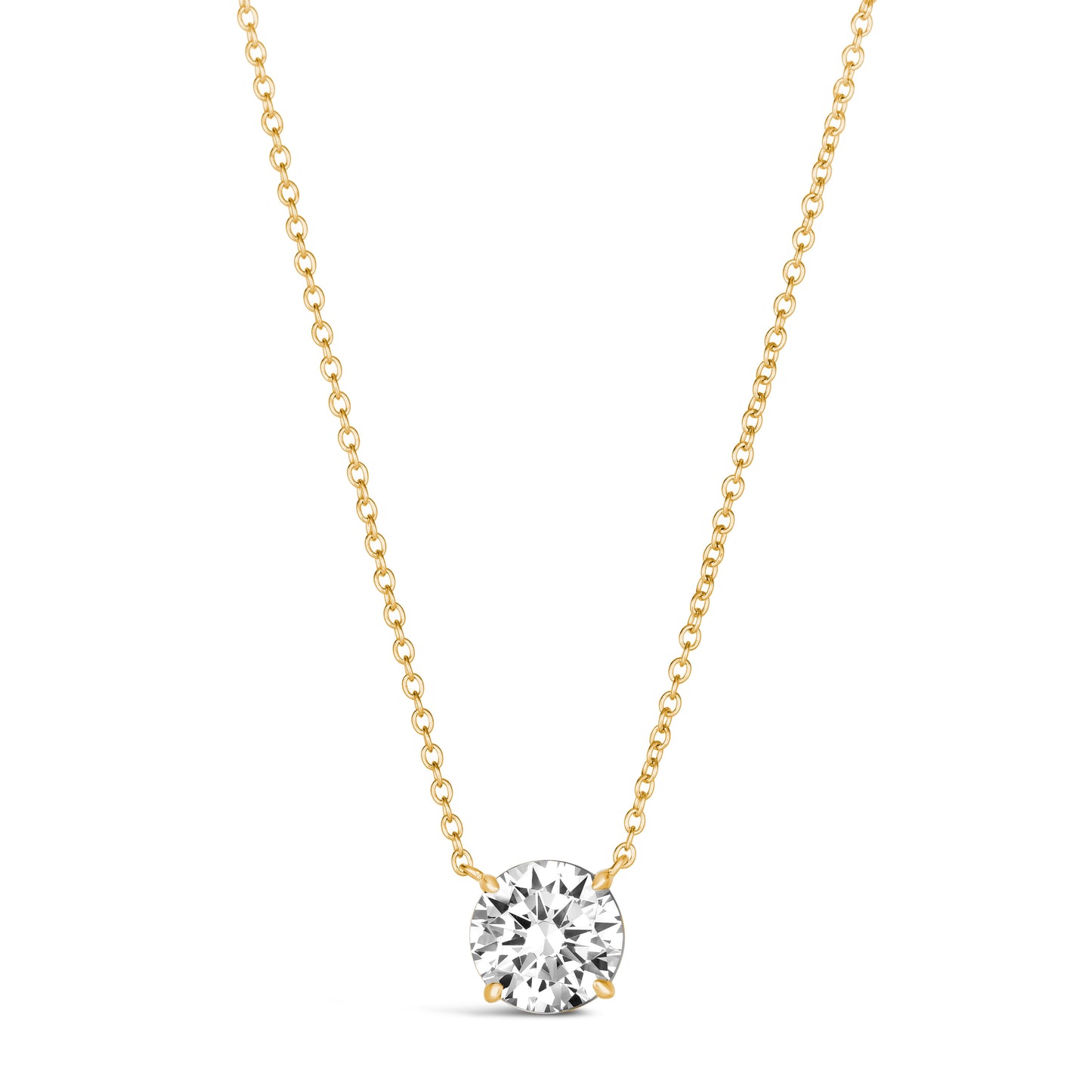 Just Like Diamond Only Better Necklace in 3 Carat