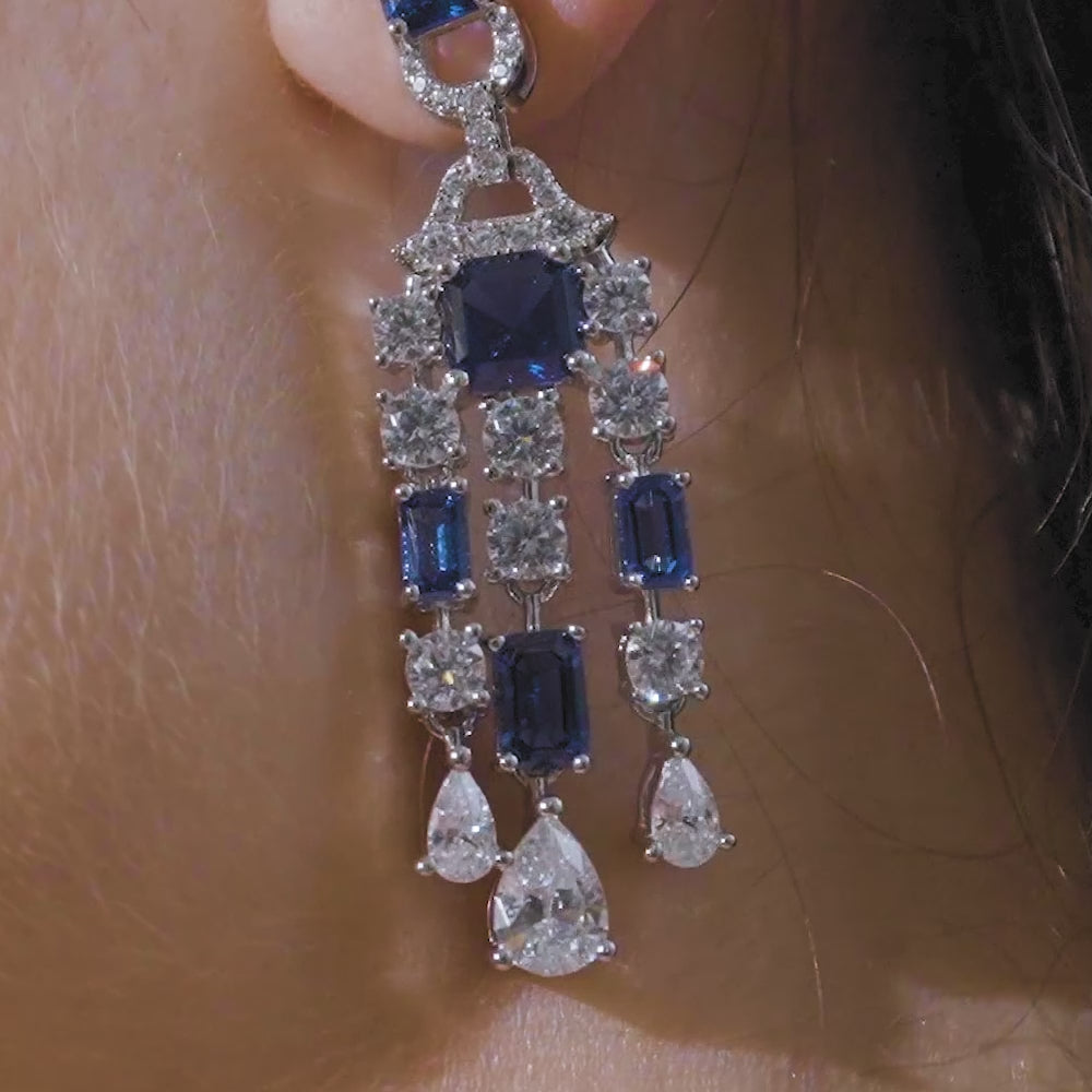 Red Carpet Worthy Chandelier Earrings - Anna Zuckerman Earrings