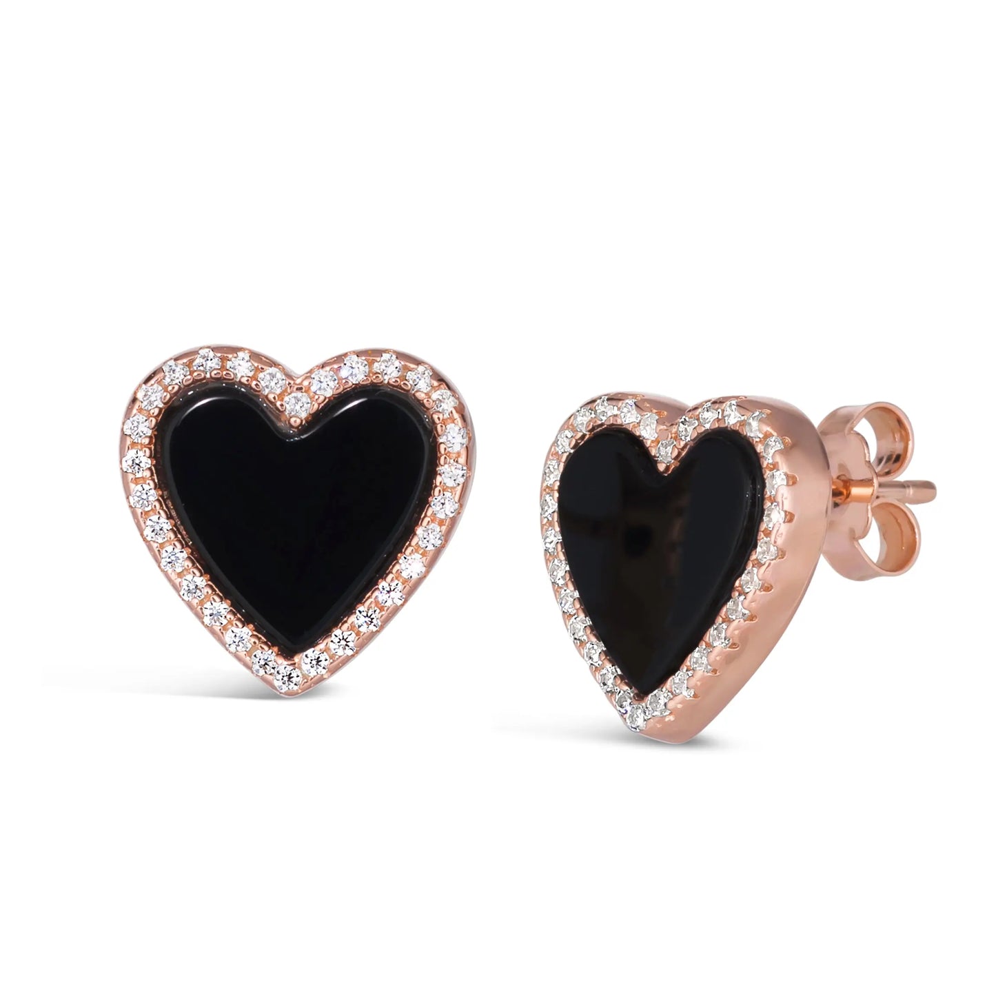 House of Cards 04 Onyx Earrings - Anna Zuckerman Luxury Earrings