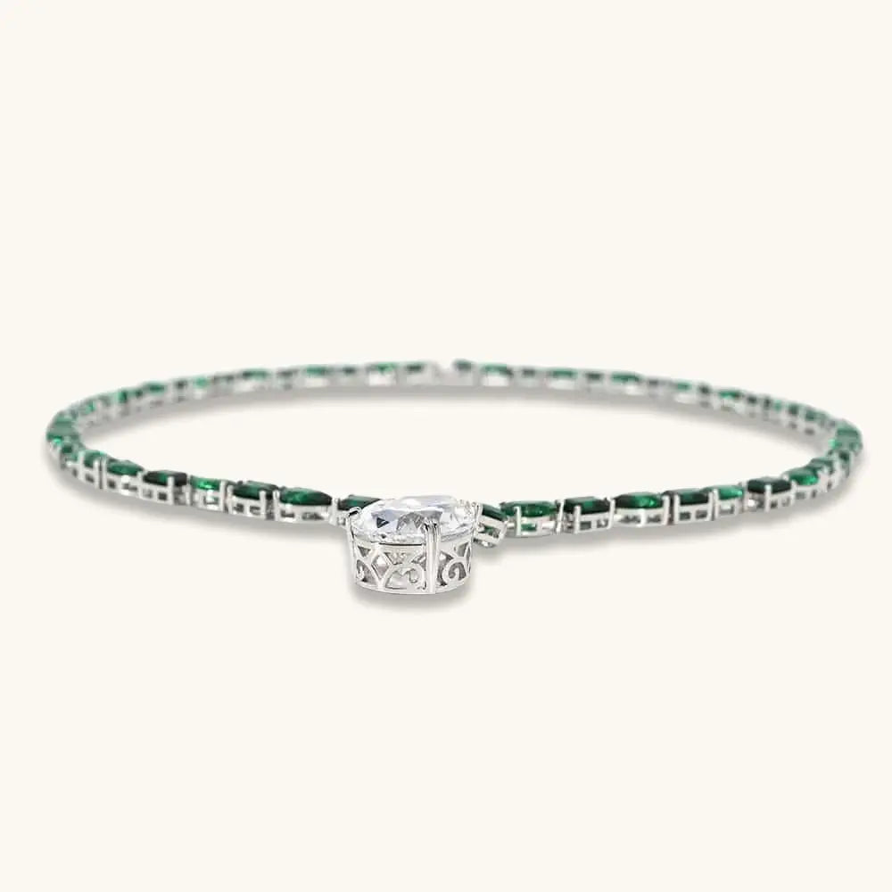 Elizabeth 37 Emerald Green Necklace - Anna Zuckerman Luxury Necklaces