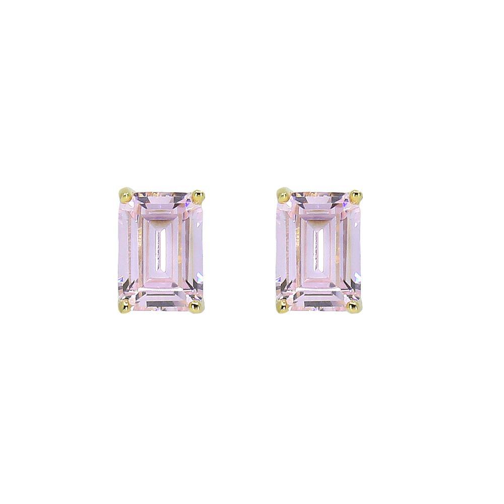 Rose All Day 2 Carat Diamond Crystalline Stud Earrings