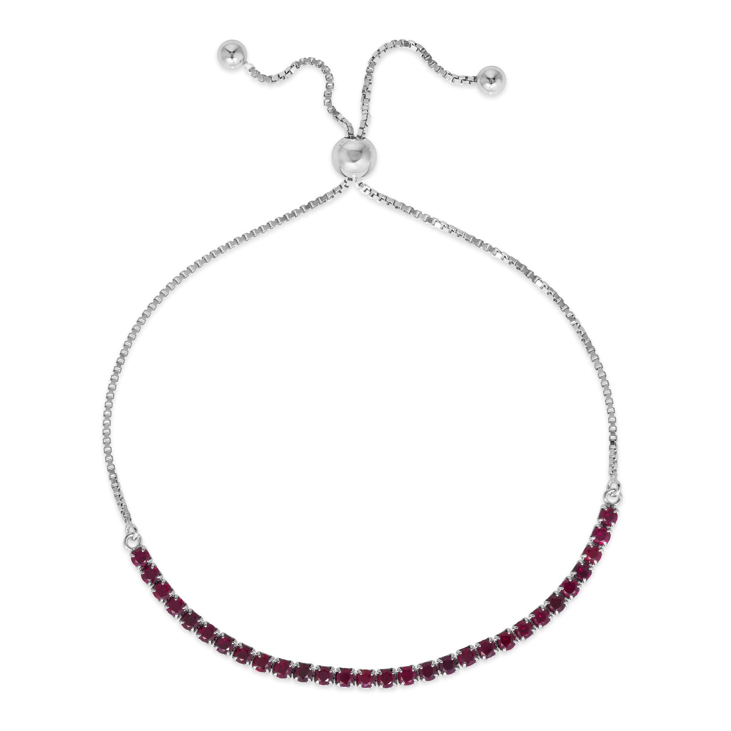 House of Zuckerman 80 Classic Ruby Red Bolo Bracelet - Anna Zuckerman Luxury Bracelets