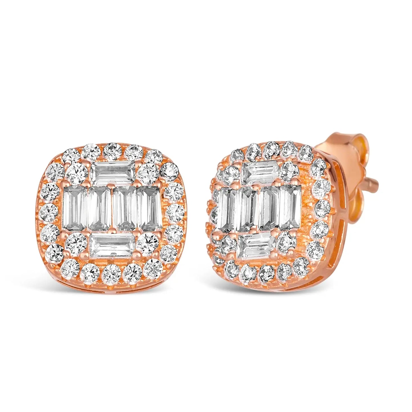 Kendra Baguette Studs - Anna Zuckerman