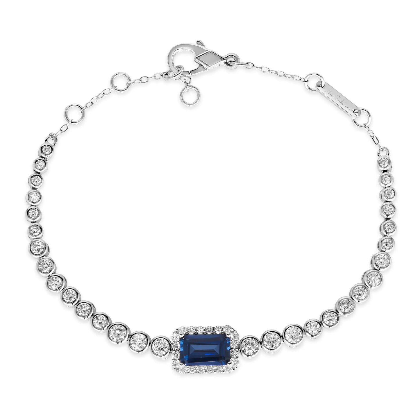 Anastasia 36 Emerald Cut Bracelet - Anna Zuckerman Luxury Bracelets
