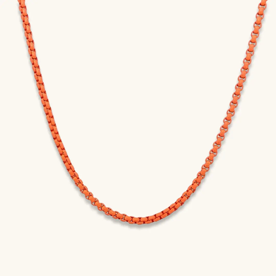 Cruise Enamel Dainty Necklace - Anna Zuckerman Luxury Jewelry