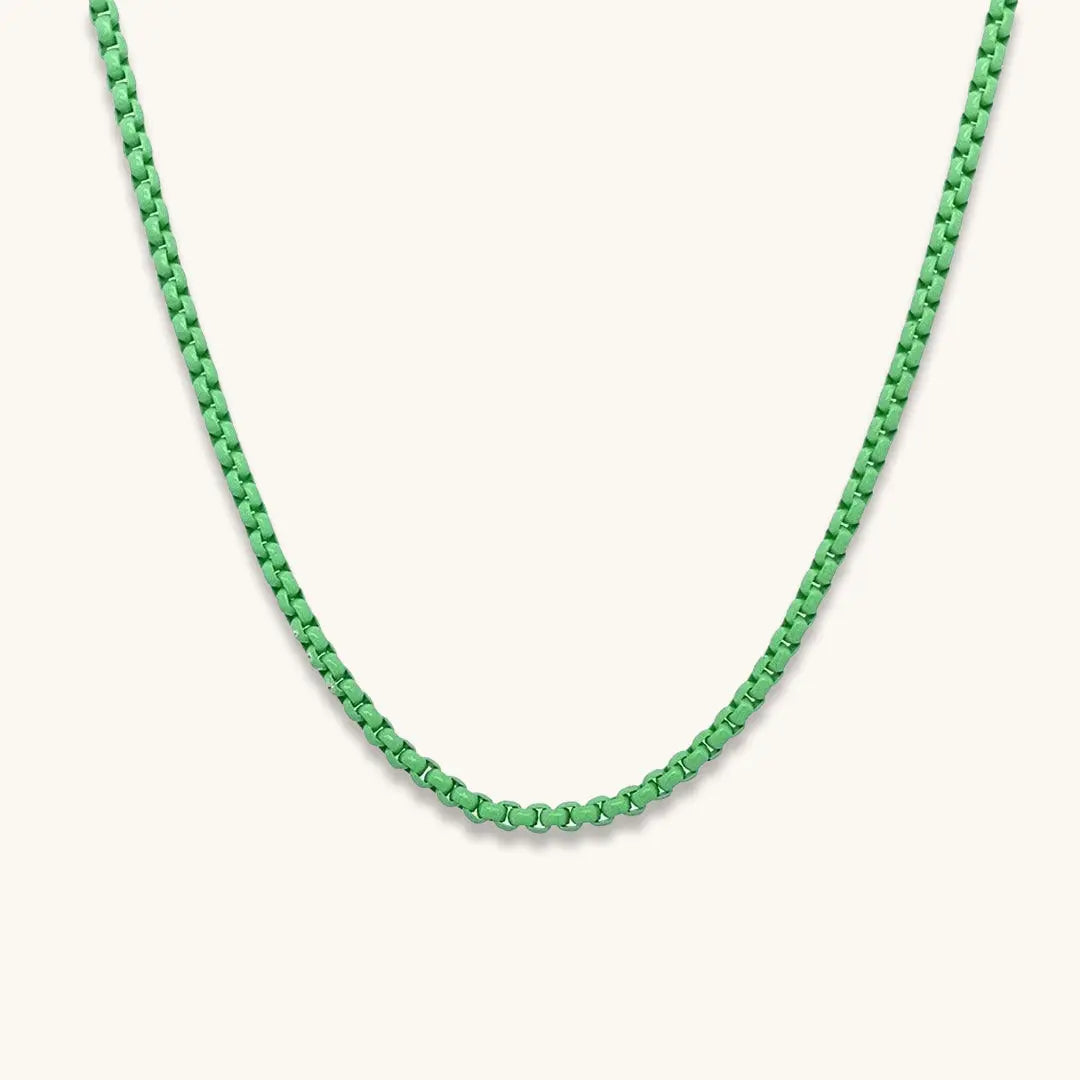 Cruise Enamel Dainty Necklace - Anna Zuckerman Luxury Jewelry