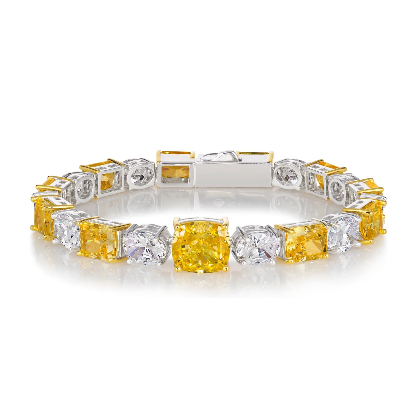 Diana 41 Canary Yellow 7.5" Bracelet - Anna Zuckerman Luxury Bracelets