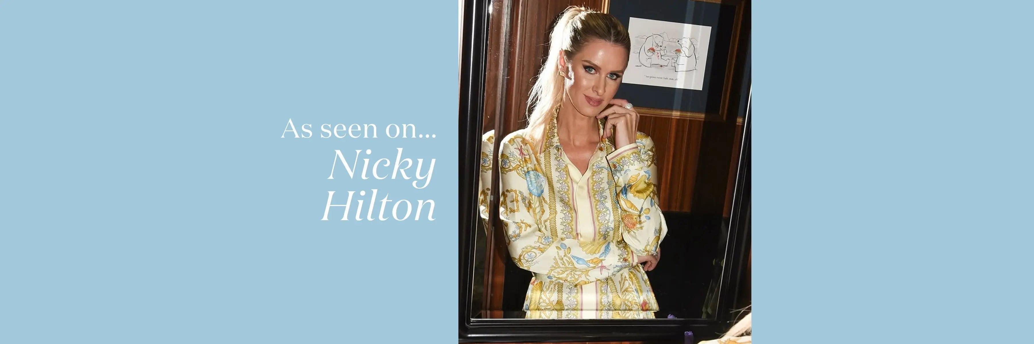 As Seen on Nicky Hilton Anna Zuckerman