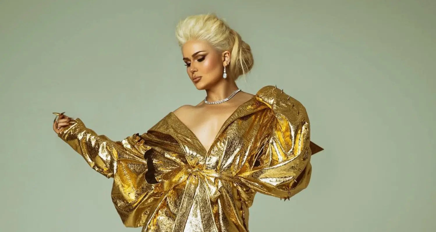 Ashlee Keating Shines in Anna Zuckerman Earrings for Photobook Magazine