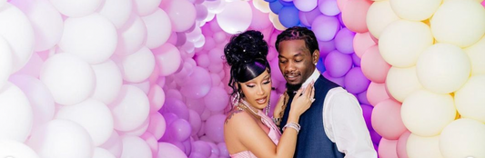 Cardi B Wears Anna Zuckerman For Her Daughter's Princess Themed Birthday Party