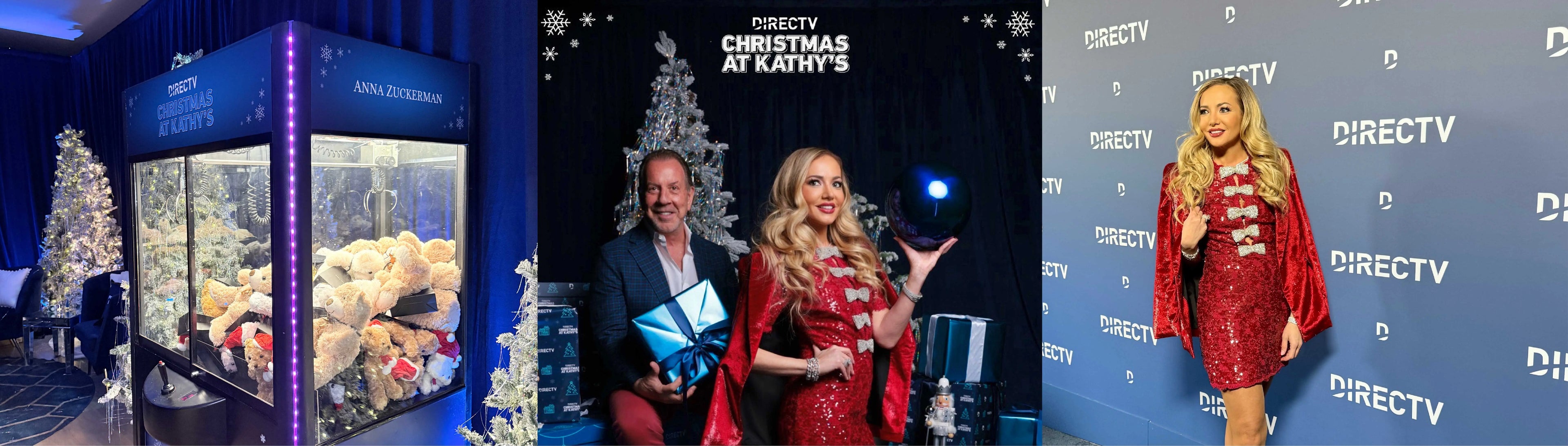Anna Zuckerman at the DirecTV x Kathy Hilton Christmas Party Anna Zuckerman