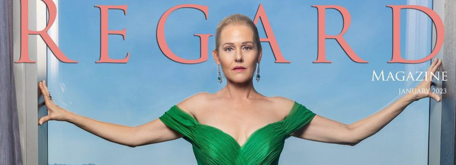 Penelope Ann Miller Wears Anna Zuckerman For Cover of Regard Magazine